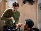 Magic Goes Wrong rehearsal images | Photo credit: Helen Maybanks