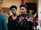 Magic Goes Wrong rehearsal images | Photo credit: Helen Maybanks