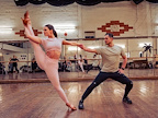 Rehearsal image of Dirty Dancing cast in Dirty Dancing in London.