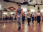 Rehearsal image of Dirty Dancing cast in Dirty Dancing in London.