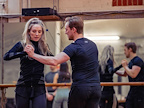 Rehearsal image of Dirty Dancing cast in Dirty Dancing in London.