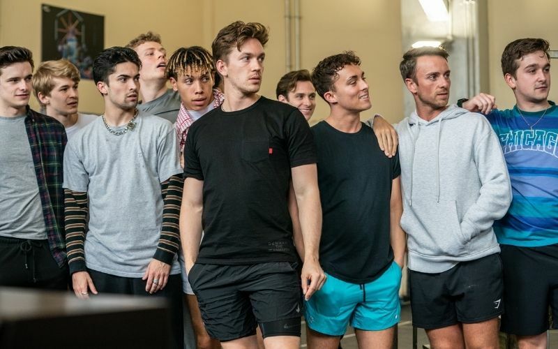 Rehearsal images of the Company in Grease the Musical in London.