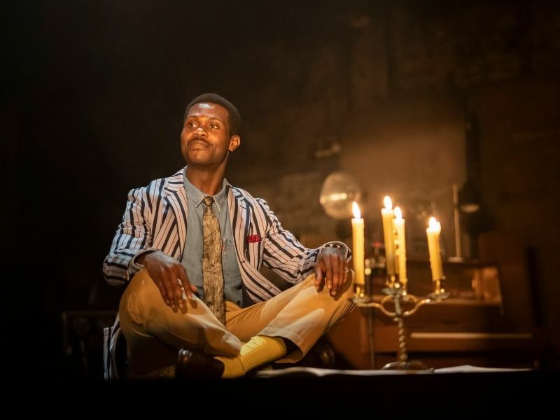 Production image of Victor Alli in The Glass Menagerie | By Johan Persson
