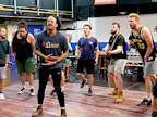 The Choir of Man company. 