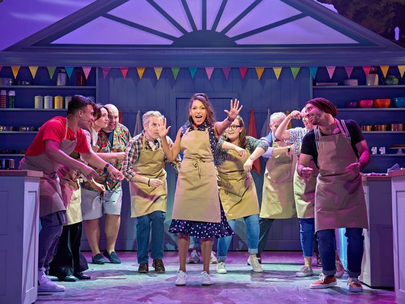 Contestants in The Great British Bake Off Musical.