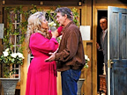 NOISES OFF - Tracy-Ann Oberman (Belinda), Alexander Hanson (Lloyd) & Joseph Millson (Garry)© Nobby Clark