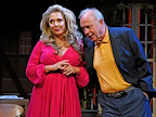 NOISES OFF - Tracy-Ann Oberman (Belinda) & Jonathan Coy (Frederick) © Nobby Clark