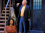 NOISES OFF - Sasha Frost (Brooke) & Jonathan Coy (Frederick) © Nobby Clark