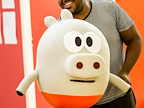 Clarke Joseph-Edwards in rehearsals for Hey Duggee The Live Theatre Show. Photography by Pamela Raith.