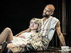 Production image of Cabaret at The Kit Kat Club at Playhouse Theatre in London - Aimee Lou Wood 'Sally Bowles' and Nathan Ives-Moiba 'Cliff Bradshaw'. Photo: Marc Brenner