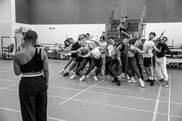 Louise Redknapp in Grease rehearsals, credit Craig Sugden.