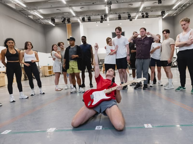 First Look: New Back to the Future the Musical cast in rehearsals 