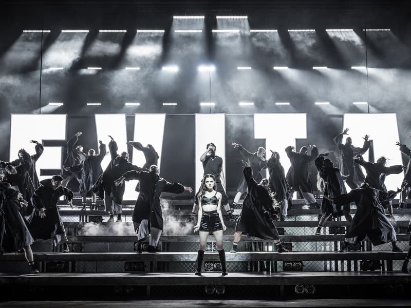 The West End cast of Jamie Lloyd's Evita