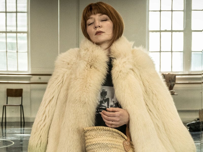 Nicola Roberts in the Hadestown rehearsal room