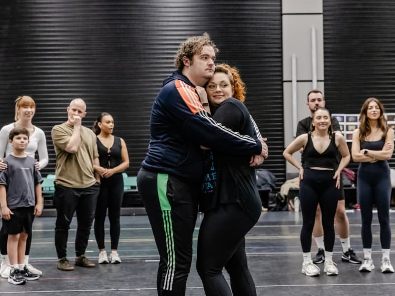 Elf the Musical 2025 rehearsal room. Photo by Danny Kaan 