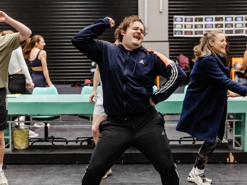 Elf the Musical 2025 rehearsal room. Photo by Danny Kaan 