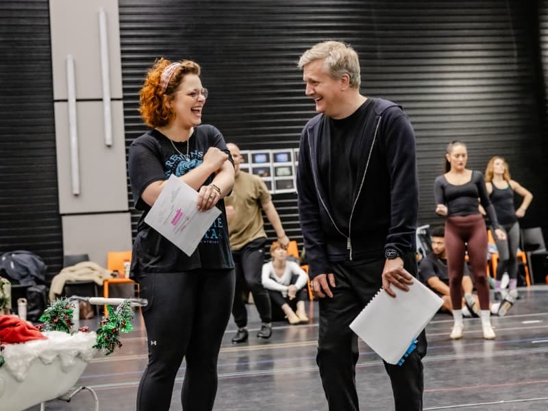 Elf the Musical 2025 rehearsal room. Photo by Danny Kaan 