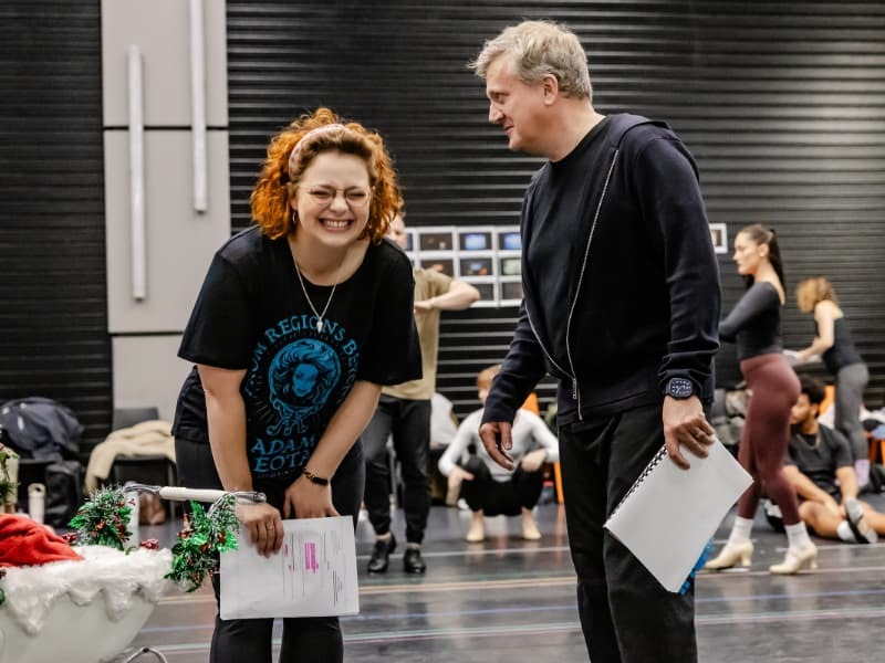 Elf the Musical 2025 rehearsal room. Photo by Danny Kaan 