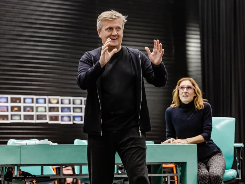 Elf the Musical 2025 rehearsal room. Photo by Danny Kaan 