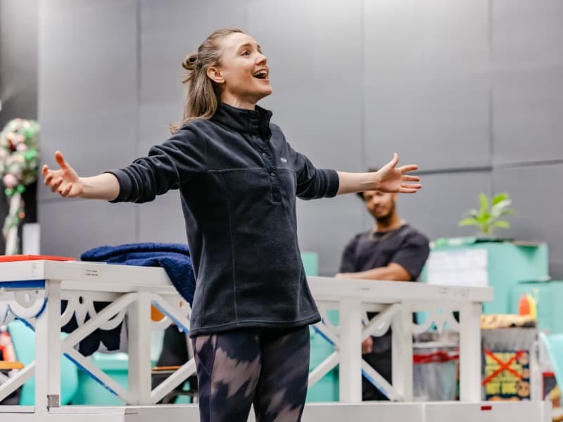 Elf the Musical 2025 rehearsal room. Photo by Danny Kaan 