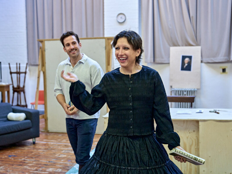 Oh, Mary! rehearsal room pictures, photos by Manuel Harlan