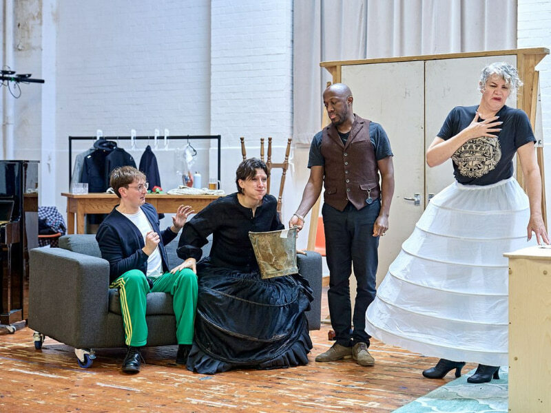 Oh, Mary! rehearsal room pictures, photos by Manuel Harlan