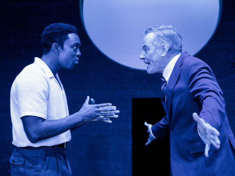 All My Sons production shots starring Bryan Cranston, Marianne Jean-Baptiste and Paapa Essiedu. Photoa by Jan Versweyveld.