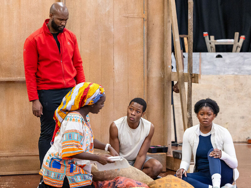 The Boy Who Harnessed the Wind rehearsal room image. Photo by Tyler Fayose