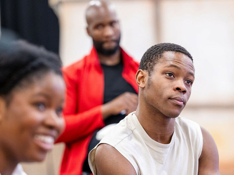 The Boy Who Harnessed the Wind rehearsal room image. Photo by Tyler Fayose