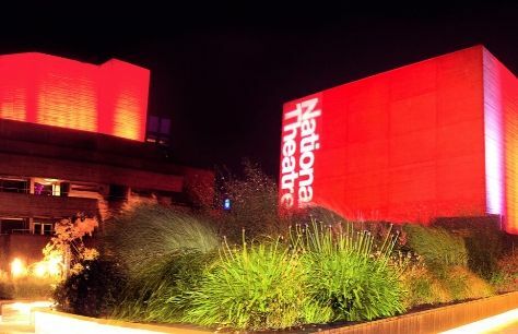 UK Theatres light up red in solidarity for the arts community