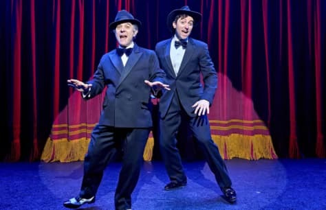Andy Nyman and Marc Antolin as Max Bialystock and Leo Bloom in The Producers