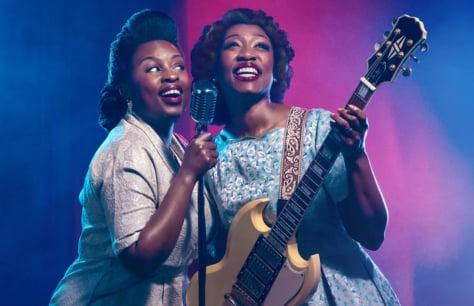 Beverley Knight and Ntombizodwa Ndlovu in the original production of Marie and Rosetta 