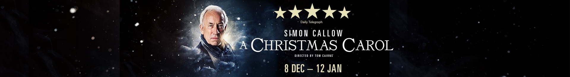 A Christmas Carol with Simon Callow a the Arts Theatre London tickets