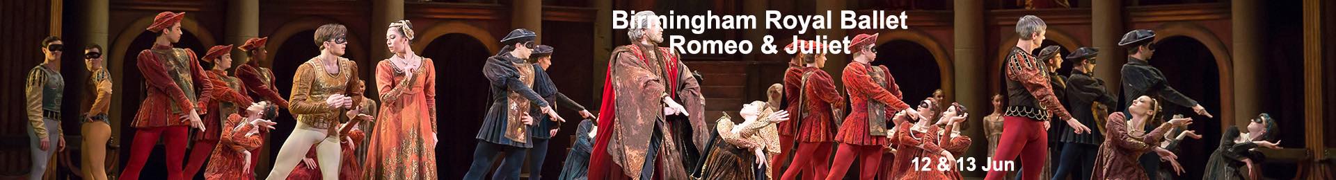 Birmingham Royal Ballet: Romeo & Juliet banner image