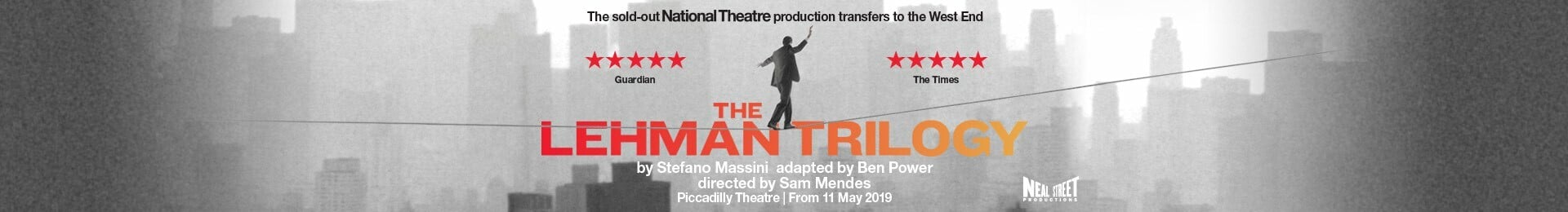 The Lehman Trilogy at the Piccadilly Theatre & Dinner at Brasserie Zedel 