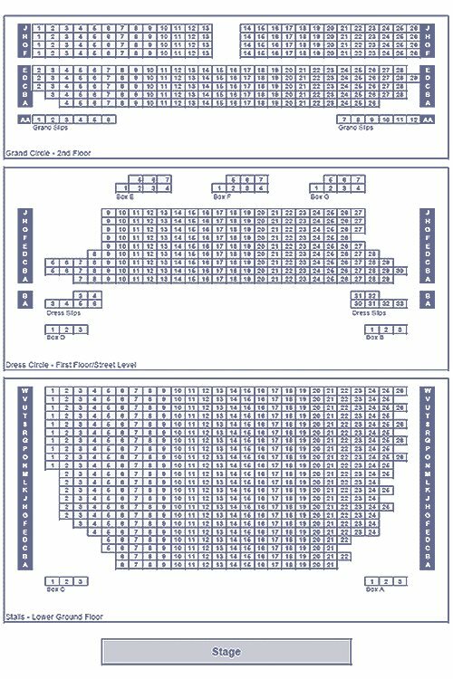Gielgud Theatre seating plan