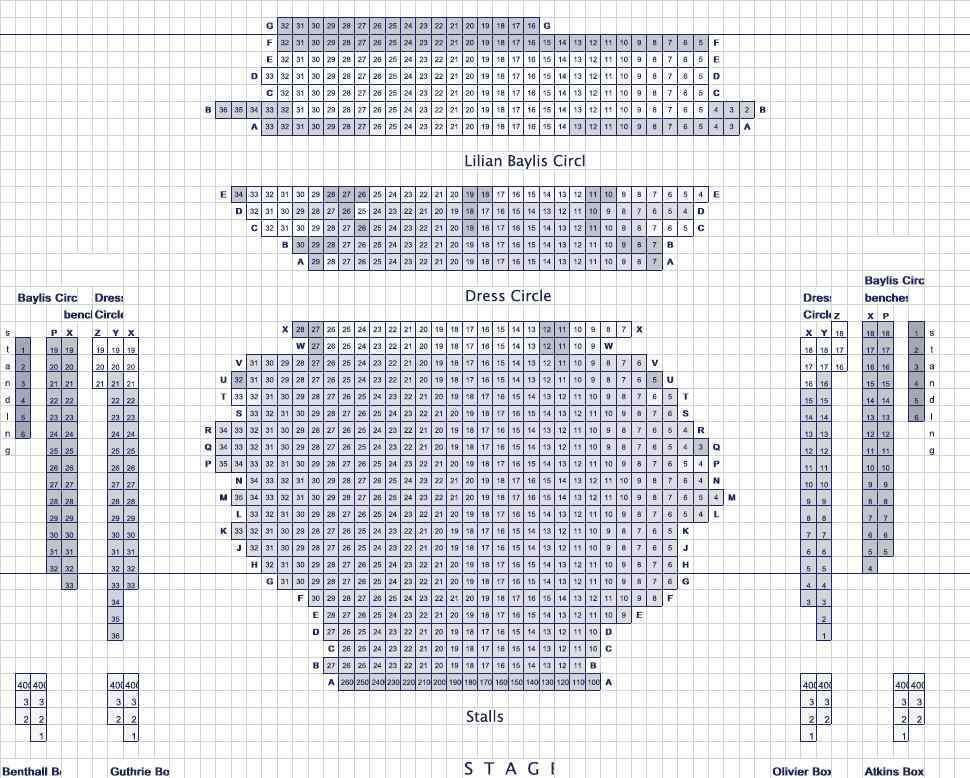 Ed Mirvish Theatre Seating Chart