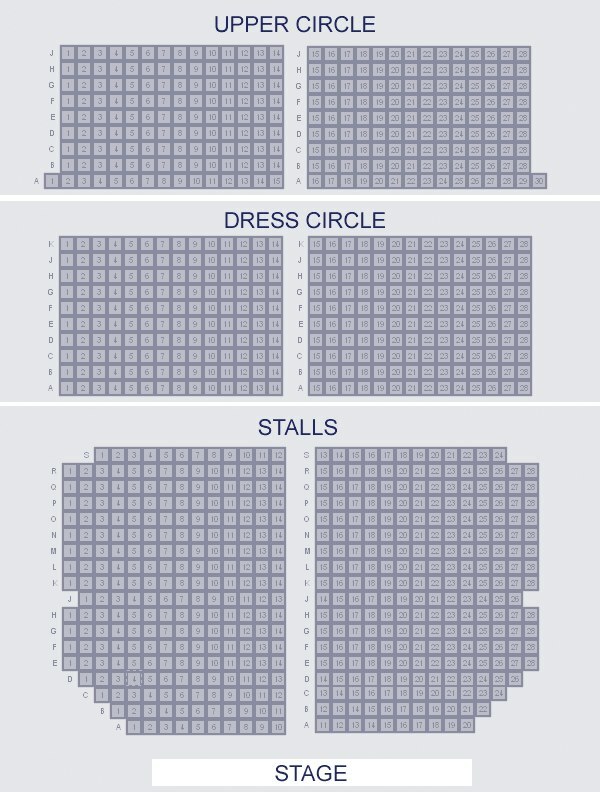 Phoenix Theatre Seating Plan