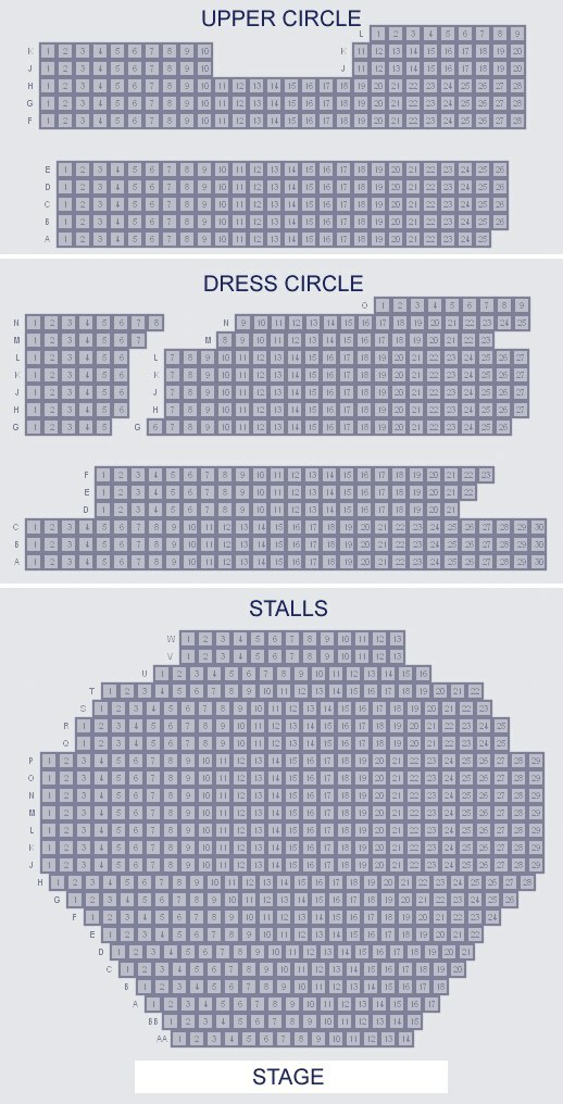 Savoy Theatre Seating Plan